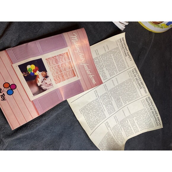 Vintage 80s DISNEY Mickey Mouse Nursery Lamp Original Shade 1981 Open Box - Picture 11 of 12